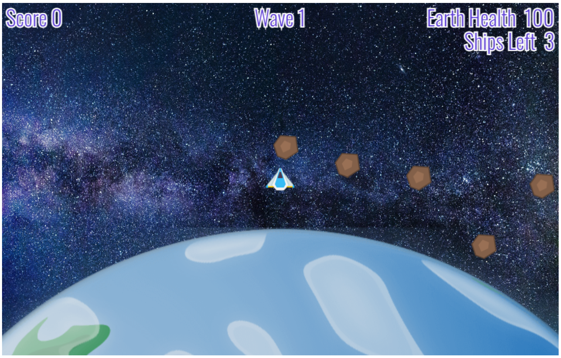 screenshot of Protect the Planet gameplay